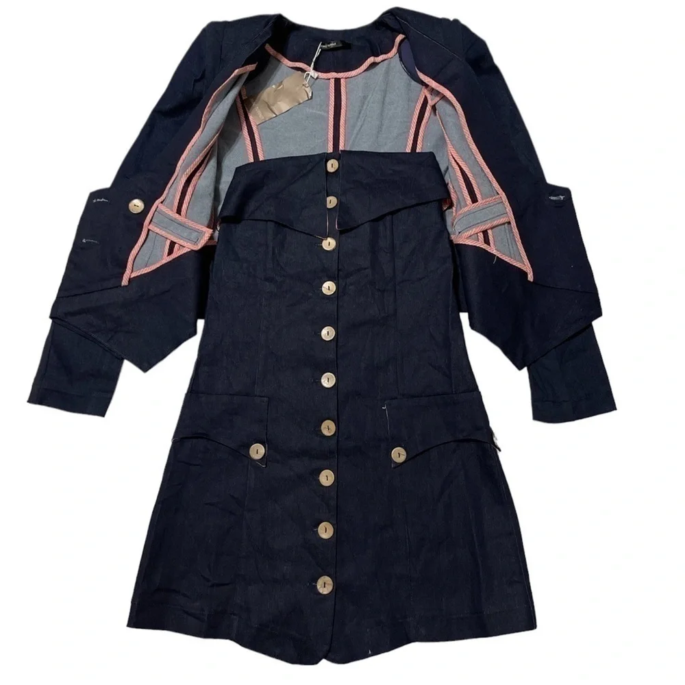 Dresses Dresses 3 for $50 3 for $50 
NWT ANNE TURTAUT Athènes Denim Dress - Picture 5 of 14